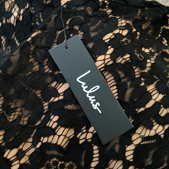 Swooner or Later Black Long Sleeve Lace Dress - Picture 5 of 5